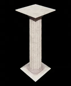 Greek Doric Column - Highpoly
