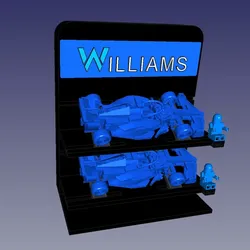 Home Decorations & Ornaments STL Descărcare - Lego F1 Speed Champions Display Stand Williams - Purpula