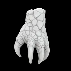 Lava Dragon Claw Sculpture