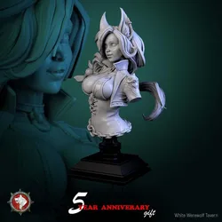 Nyx Shadowpurr - Pre-supported Bust STL