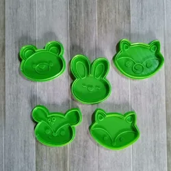 Other STL Descărcare - ANIMALES DEL BOSQUE CORTANTE DE GALLETAS - KDASH