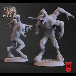 Other STL Download - Gualichu - Demon Vs Paladinby Goblin Art Studios