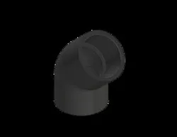 PIPE ELBOW, 45 DEGREES, 2", SCHEDULE 80, SLIP-ON, PVC