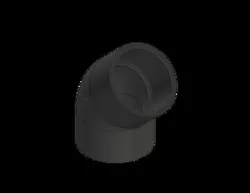 PIPE ELBOW, 45 DEGREES, 3", SCHEDULE 80, SLIP-ON, PVC