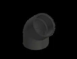 PIPE ELBOW, 45 DEGREES, 4", SCHEDULE 80, SLIP-ON, PVC