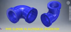 Pipe Elbow in Autodesk Inventor || Inventor Tutorial || Inventor Drawing Practice || Inventor 3D