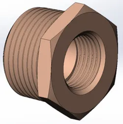 Reducing Adapter, Bushing 1 Male x 1/2 Female NPT