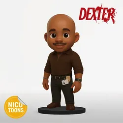 Sculptures & Artworks STL Download - James Doakes chibi - Dexterby NicoToons