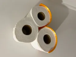 Toilet paper holder - cloud shaped - no screws needed (3m command strips)