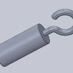 3D Printer Parts STL indir - gancho seccionador 2 - Wil gallego