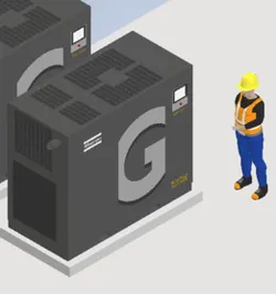 Atlas Copco GA90 Comp Air