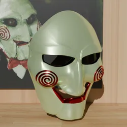 BILLY THE PUPPET MASK (SAW) - MASCARA BILLY EL TÍPETE (SAW)