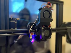 Ender 3 V2 Hotend & Part Cooling Duct (Adjustable Height)