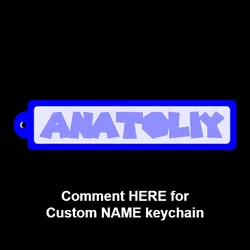 Free Personal Accessories STL Download - Anatoliy- keychainby XP3Design
