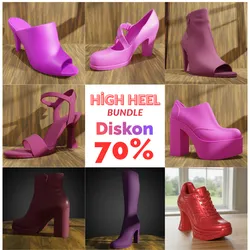 High Heel Bundle – 8 Models | 70% OFF