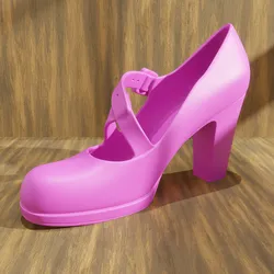 High Heel Mule – 3D Printable Decorative Shoe Model
