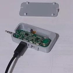 Hugel microphone box for square batery