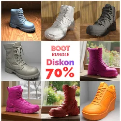Outdoor & Tactical Boot Bundle – High-Detail Decorative Shoe Collection (3D Print)