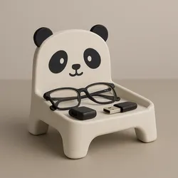 Panda Desk Organizer – Cute 3D Printed Stand for Glasses, USB, Keys & Small Items