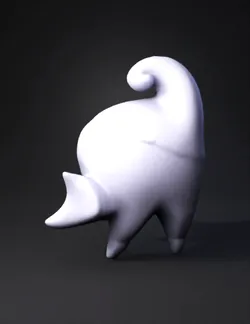 panda sculpture white and black ceramic animal figurine with curved he