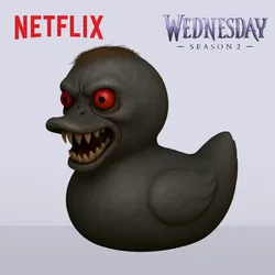 Sculptures & Artworks STL indir - Hyde Duck - Wednesday season 2 - NicoToons
