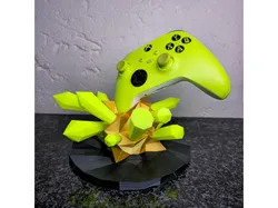 Xbox Controller Stand - Crystal Ore With Individual Crystals.