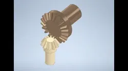BEVEL GEAR - MODULE 2.0- RATIO 1:3
