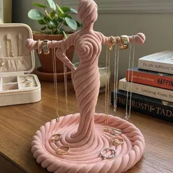 Biomorphic Surrealist Figure Jewelry Stand & Catch-all Tray | Sculptural Coquette Vanity Organizer