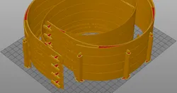 COVID-19 RC3.2 8 piece with 0.15 layer heigth for chamfers, 2 perimeters and 5% infill
