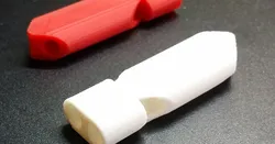 Dual Tube Security Whistle