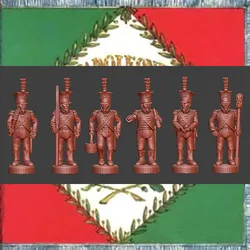 Epic napoleonic Italian horse artillery