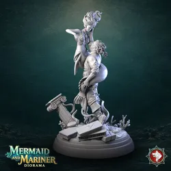 [Heroic Diorama] Mermaid and Mariner Pre-supported