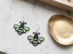 Lindos pendientes de abeja - Modelo de impresión 3D gratuito