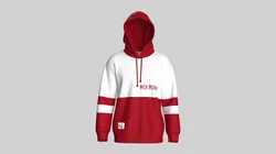 Men Printed Hoodie With Patch - Men Power