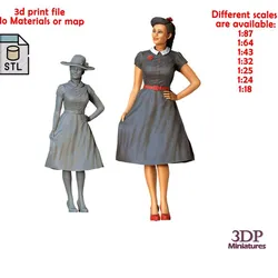 N1 A woman with Rockabilly style