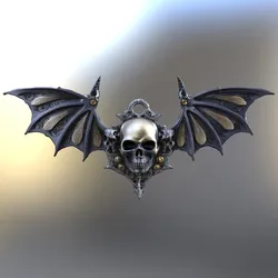 Pack pendant demoniac gothic jewel