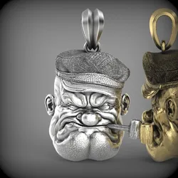 Pendant Head Popeye