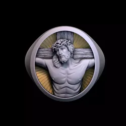 Ring with Crucifix
