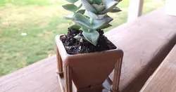 Roman Desk Flower Pot
