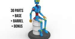 Toon Robot - Action figure and building toy