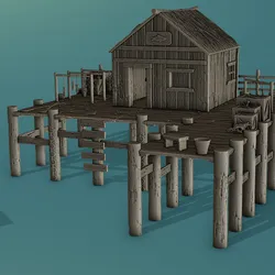 Warehouse on the docks