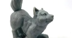 Wolfie: supports free wolf cub sculpt