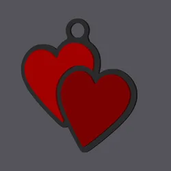 Woven Hearts - Keychain v2