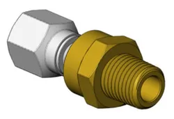 1/4" FNPT X 1/4" MNPT Swivel Fitting