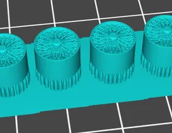 1/64 Scale Jaguar E Type Wheels & Tyres