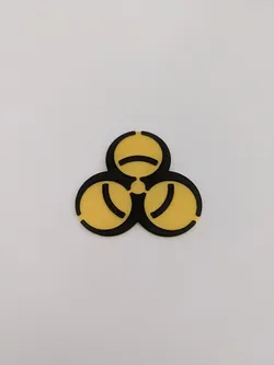 Biohazard extruder indicator