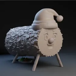 Board Games & Card Games STL تنزيل - Tió de Nadal – Magical Pooping Christmas Log from Catalonia - pixelfab