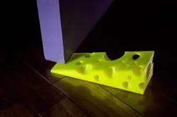 Cheeze door-stop.