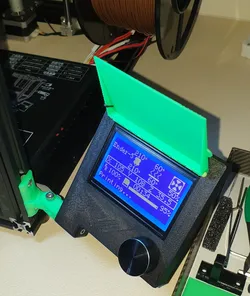 Ender 5 Rotatable LCD Holder with LCD Cover