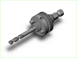 Hole Saw Arbor with 3/8" Hex Shank